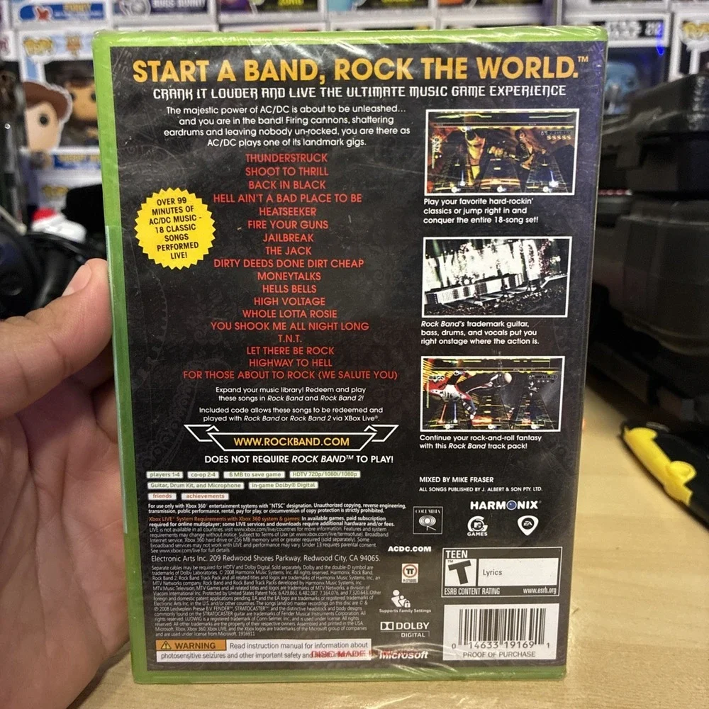 AC/DC Live: Rock Band Track Pack (Microsoft Xbox 360) Brand New / Fast Shipping